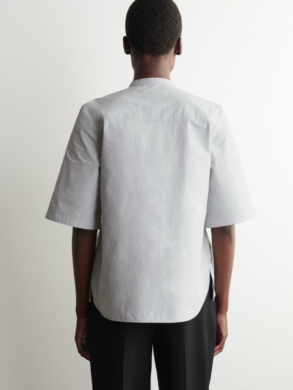 COS Ruched Cotton Blouse - Picture 5 of 7